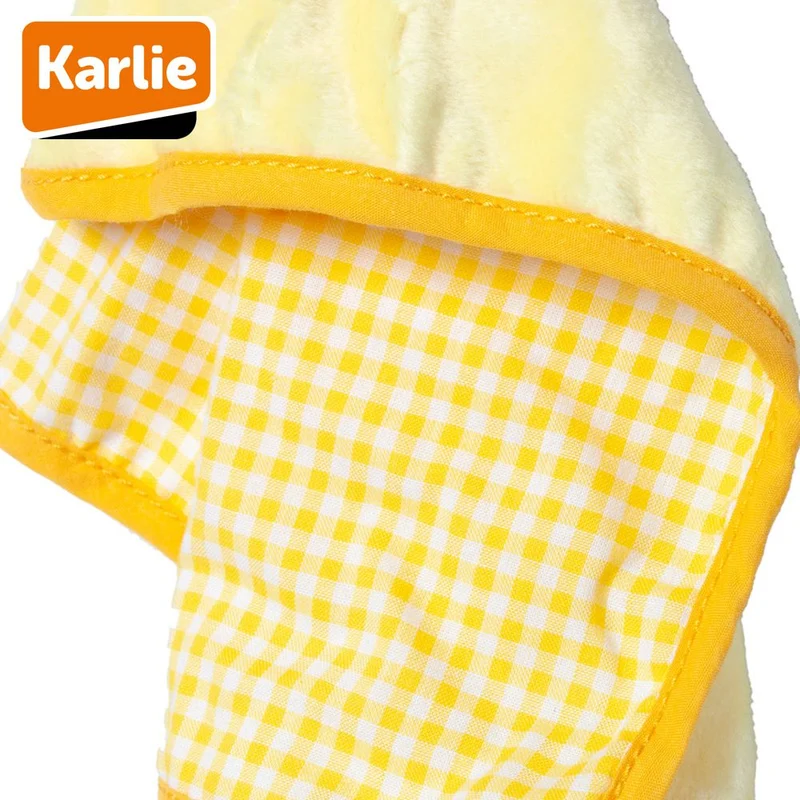 Karlie Plüsch Welpenspielzeug mit Schmusedecke - Puppy Spielzeug mit Squeaker