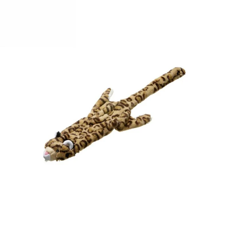 Karlie Plüsch-Hundespielzeug Wild Zoo Biber/Leopard/Waschbär Spielzeug Squeaker