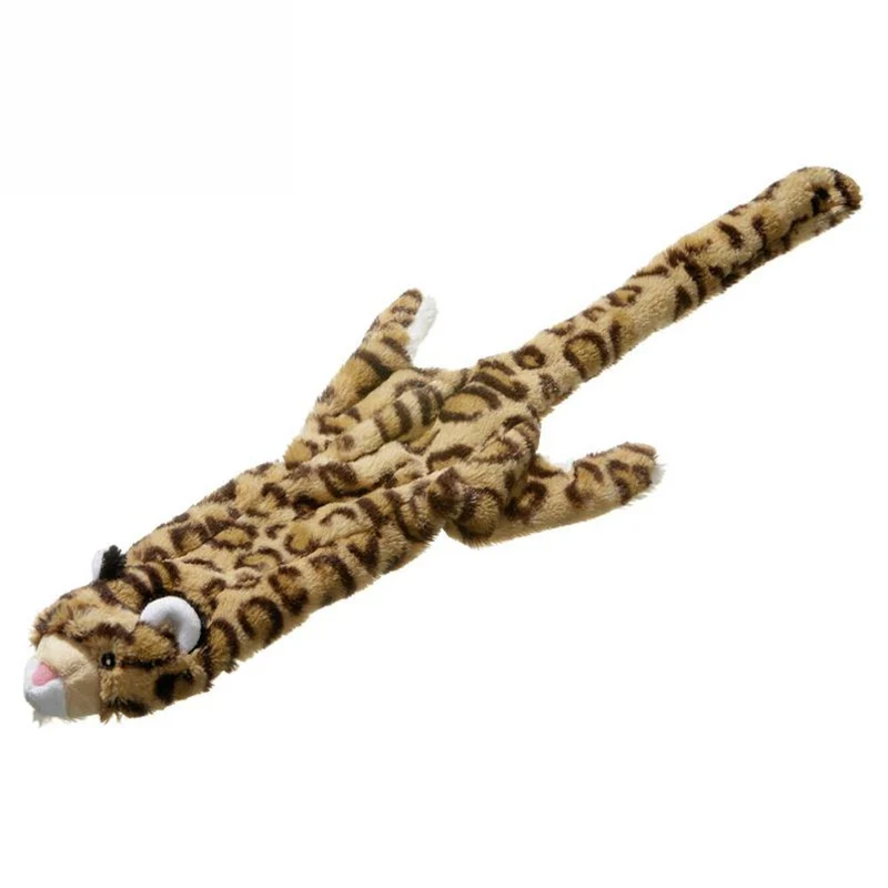 Karlie Plüsch-Hundespielzeug Wild Zoo Biber/Leopard/Waschbär Spielzeug Squeaker