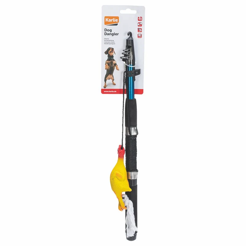 Karlie Trainingsangel DOG DANGLER - Hunde Spielangel Reizangel Indoor & Outdoor