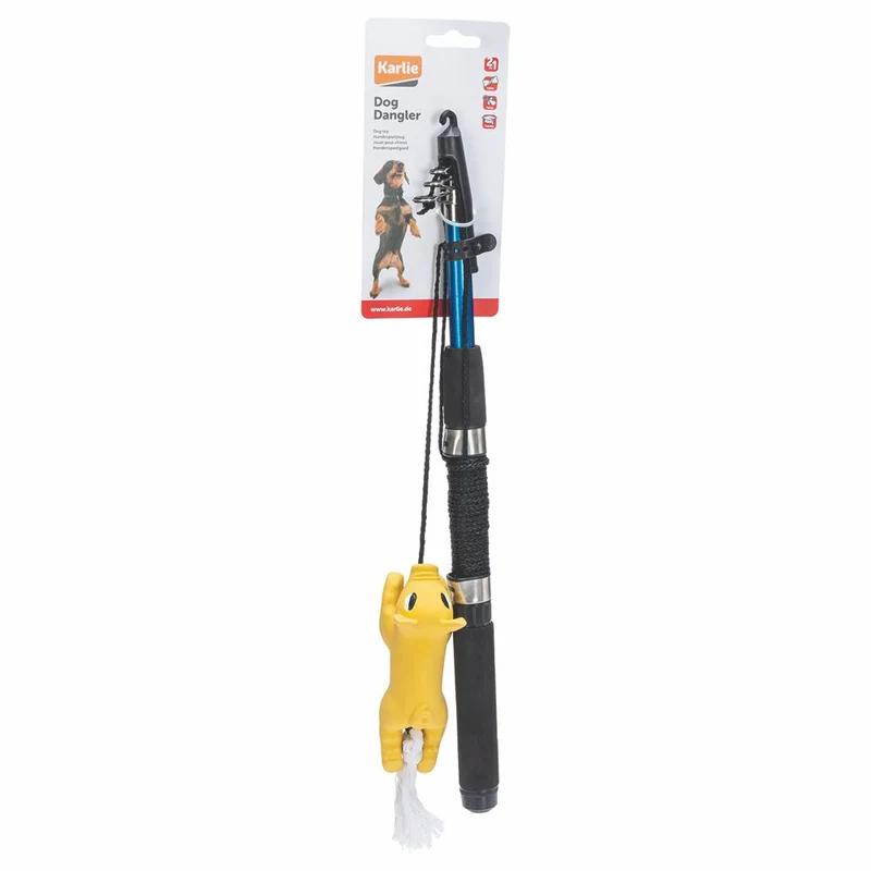 Karlie Trainingsangel DOG DANGLER - Hunde Spielangel Reizangel Indoor & Outdoor