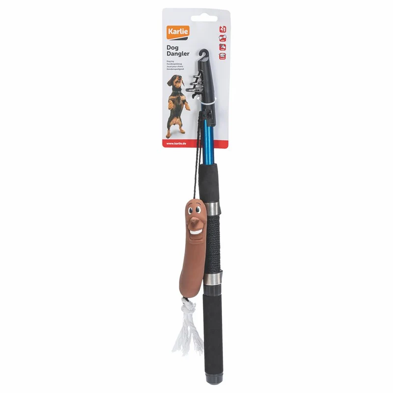 Karlie Trainingsangel DOG DANGLER - Hunde Spielangel Reizangel Indoor & Outdoor