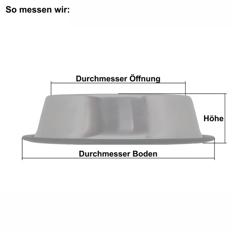 Karlie Edelstahl Futternapf - Wassernapf Fressnapf Reisenapf Hunde/Katzen Napf