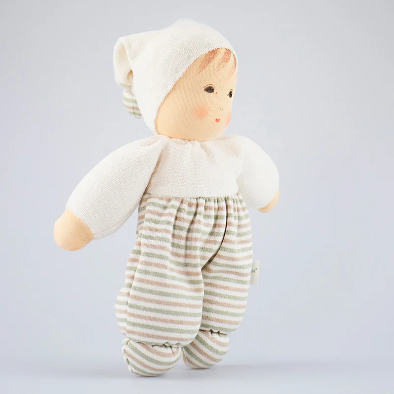 Nanchen Puppe Möpschen natur - 26 cm