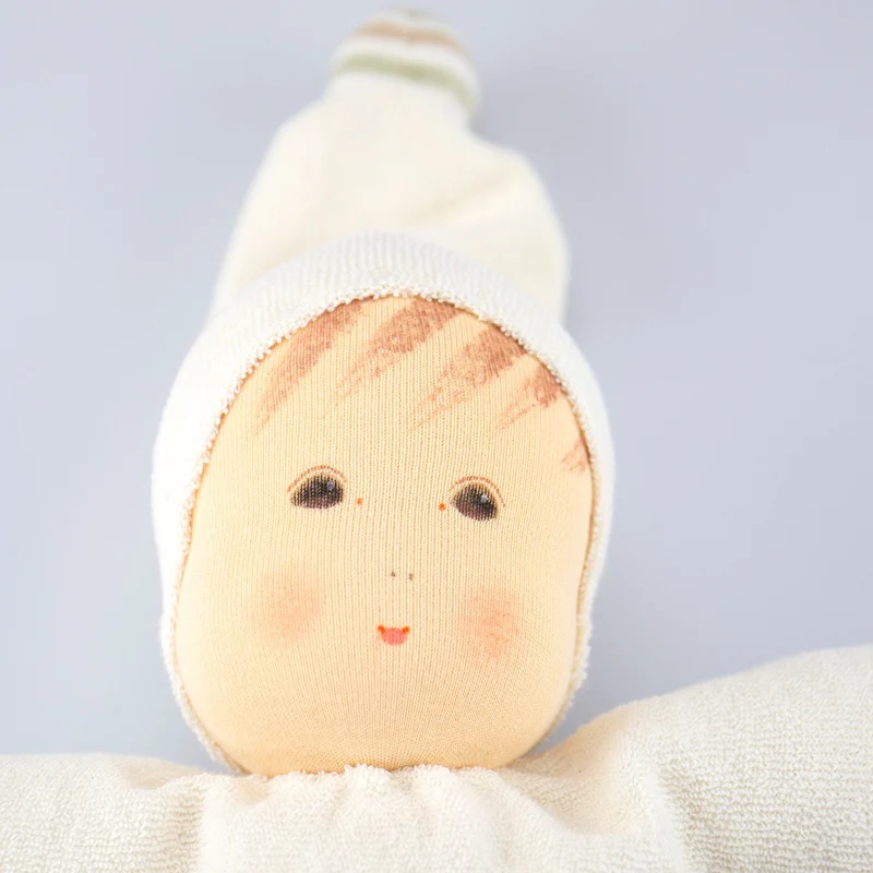 Nanchen Puppe Möpschen natur - 26 cm