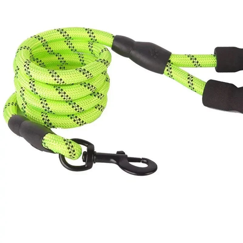 Verstellbare Hundeleine aus Nylon mit gepolstertem Griff – Robustes und Rutschfestes Design