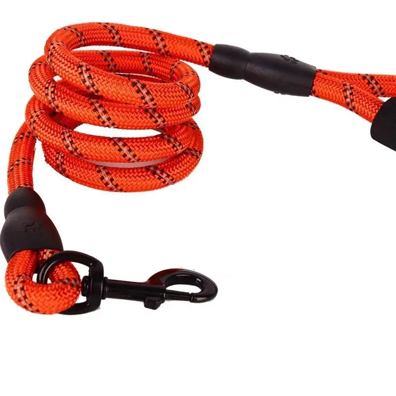 Verstellbare Hundeleine aus Nylon mit gepolstertem Griff – Robustes und Rutschfestes Design