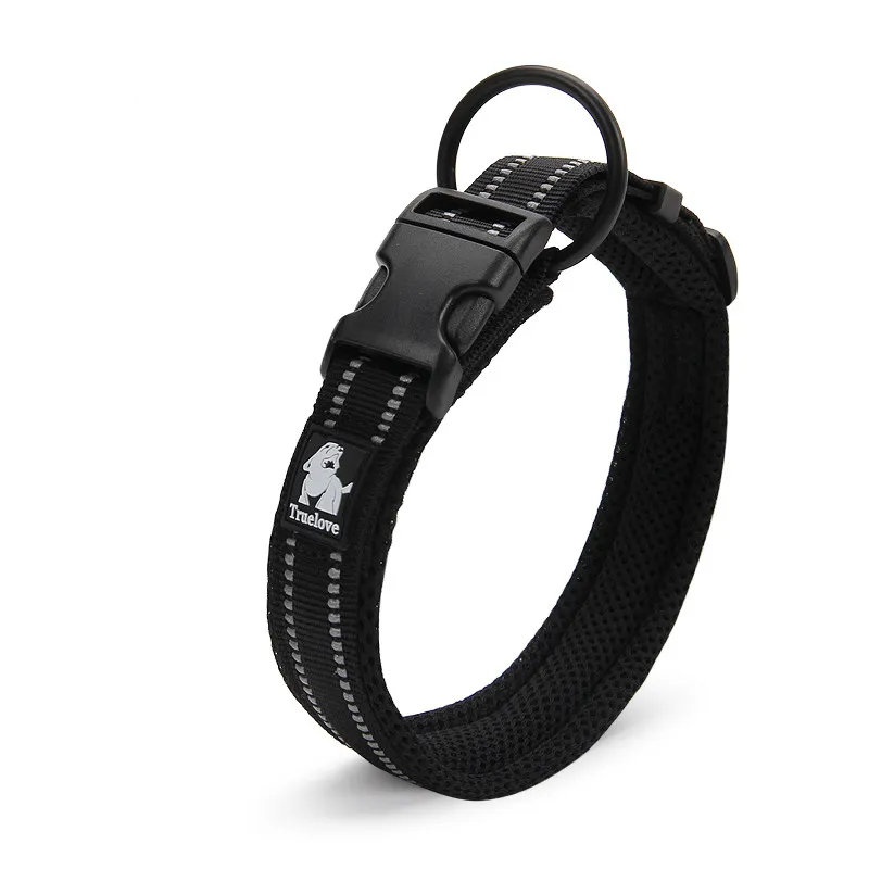 Truelove Reflektor-Hundehalsband – Atmungsaktiv und Verstellbar für Höchsten Komfort