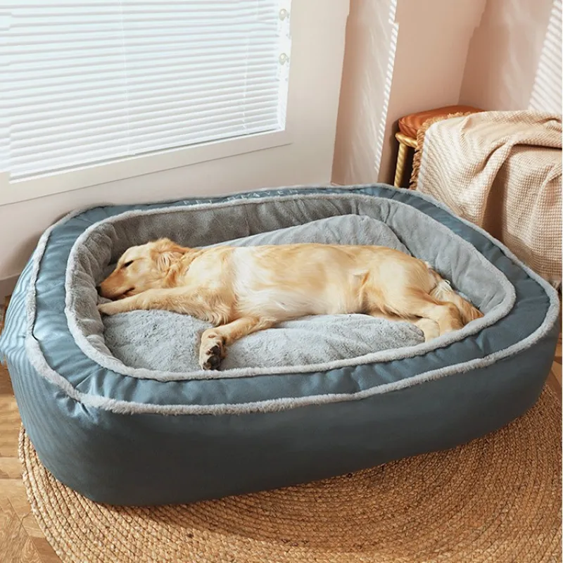Hundebett mit Hohem Rand – Bequemes Haustierbett für Hunde in Modernem Design