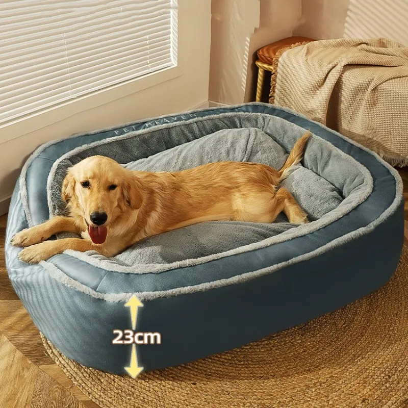 Hundebett mit Hohem Rand – Bequemes Haustierbett für Hunde in Modernem Design